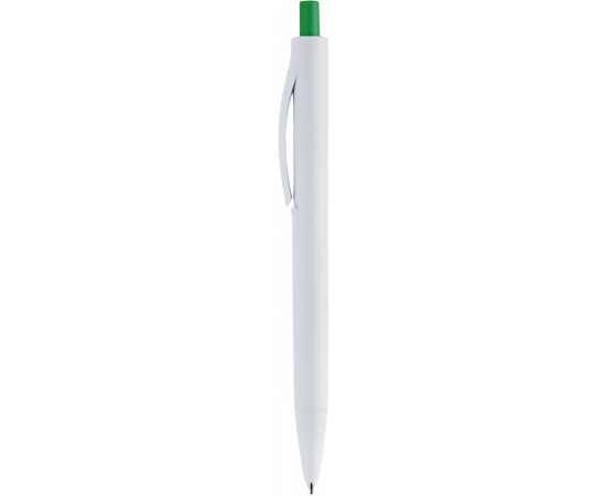 Ручка IGLA COLOR Белая с зеленеой кнопкой 1033.02, изображение 2