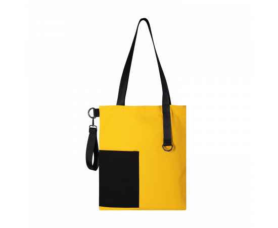 Шоппер Superbag Color (жёлтый с чёрным), Цвет: жёлтый с чёрным, изображение 2