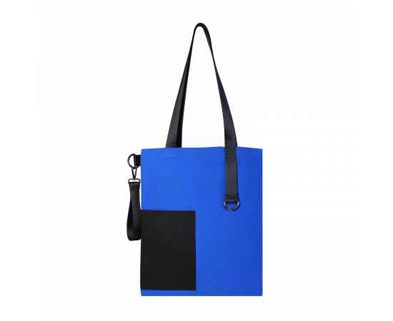 Шоппер Superbag Color (синий с чёрным), Цвет: синий с чёрным, изображение 2