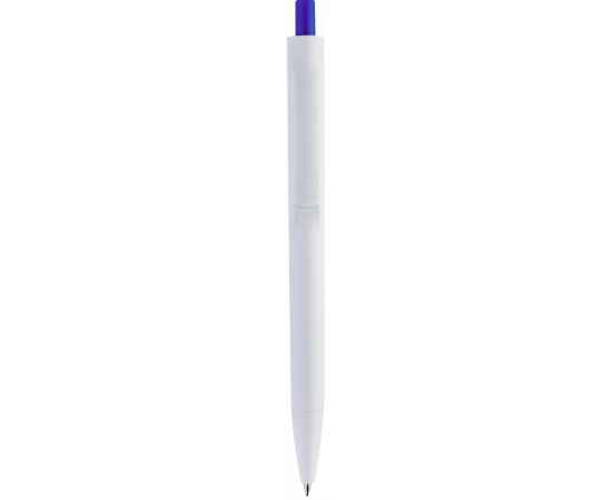 Ручка IGLA COLOR Белая с синей кнопкой 1033.01, изображение 2