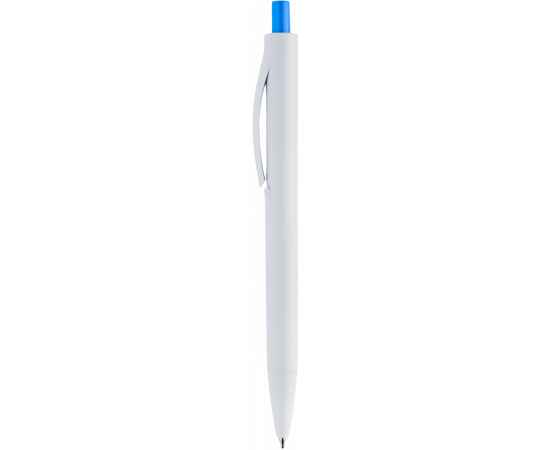 Ручка IGLA COLOR Белая с голубой кнопкой 1033.12, изображение 2