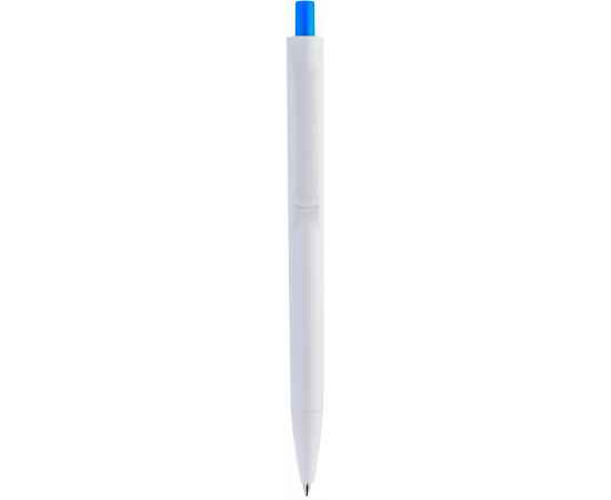 Ручка IGLA COLOR Белая с голубой кнопкой 1033.12, изображение 3