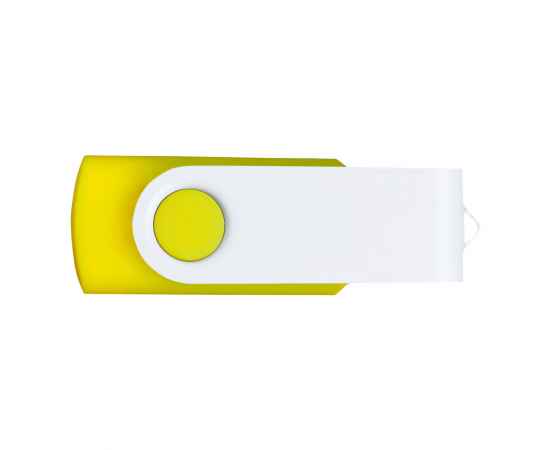 Флешка TWIST WHITE COLOR Желтая с белым 4015.04.07.32ГБ, изображение 3