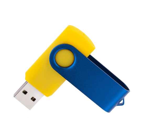 Флешка TWIST COLOR MIX Желтая с синим 4016.04.01.32ГБ, изображение 2