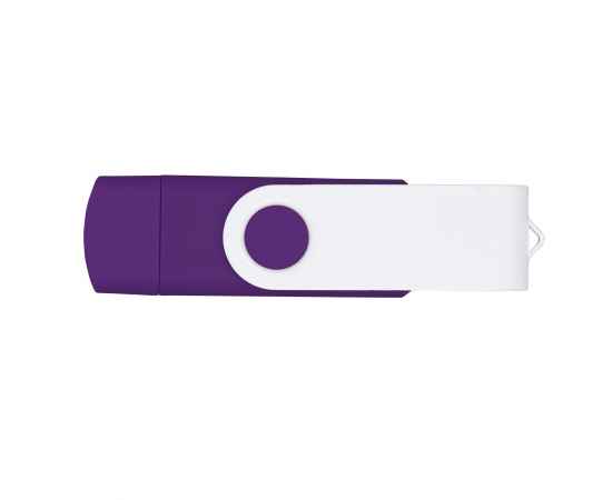 Флешка TWIST COLOR OTG Фиолетовая с белым 4018.11.07.32ГБ, изображение 4