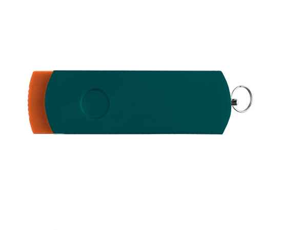 Флешка ELEGANCE COLOR Оранжевая с зеленым 4026.05.02.8ГБ, изображение 2