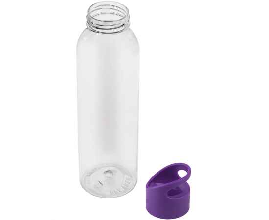 Бутылка для воды BINGO 630мл. Прозрачная с фиолетовым 6071.20.11, изображение 3