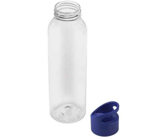 Бутылка для воды BINGO 630мл. Прозрачная с синим 6071.20.01, изображение 3
