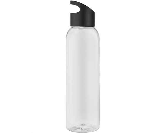 Бутылка для воды BINGO 630мл. Прозрачная с черным 6071.20.08, изображение 2