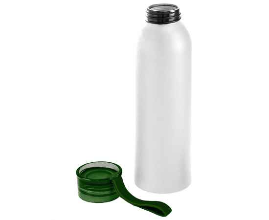 Бутылка для воды VIKING WHITE 650мл. Белая с зеленой крышкой 6143.02, изображение 2