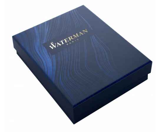 Подарочный набор Перьевая ручка Waterman GRADUATE ALLURE, цвет: черный, перо: F с чехлом, изображение 4