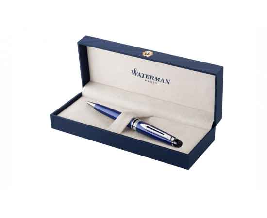 Шариковая ручка Waterman Expert 3, цвет: Blue CT, цвет чернил: синий М, изображение 2