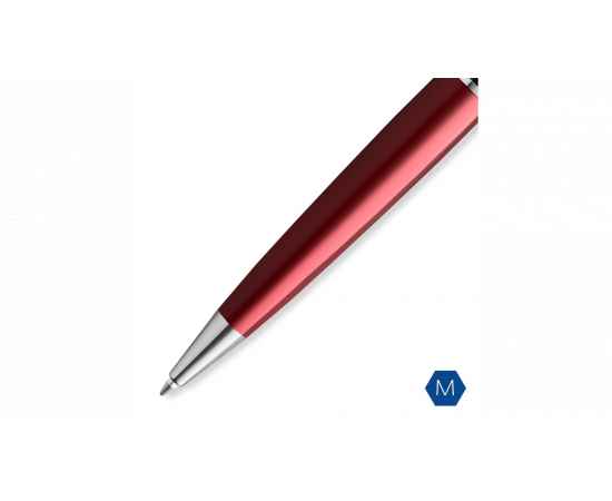 Шариковая ручка Waterman 'Expert Dark Red Lacquer CT Black', стержень: M, цвет чернил: blue., изображение 3
