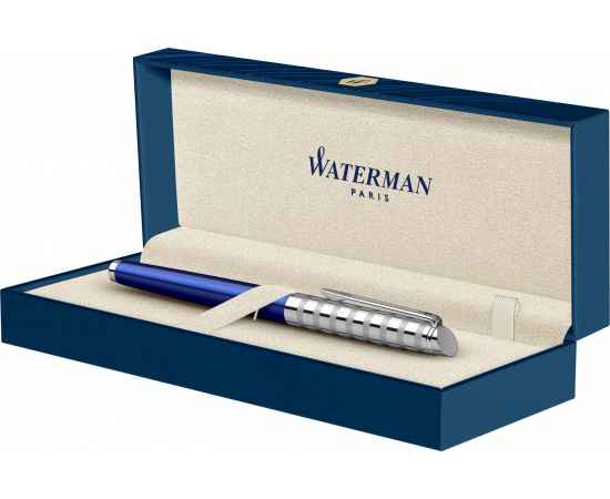 Перьевая ручка Waterman Hemisphere French riviera Deluxe BLU LOUNGE в подарочной коробке, изображение 4