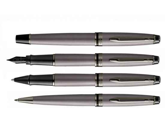 Перьевая ручка WatermanExpert Silver F BLK в подарочной упаковке, изображение 8