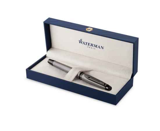 Ручка- роллер WatermanExpert Silver F BLK в подарочной упаковке, изображение 2