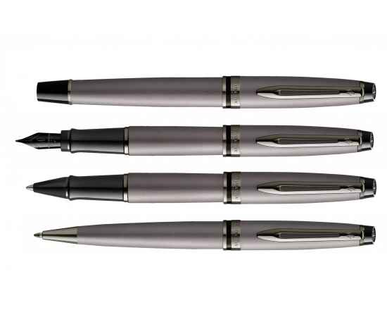 Шариковая ручка WatermanExpert Silver, цвет чернил Mblue,  в подарочной упаковке, изображение 3