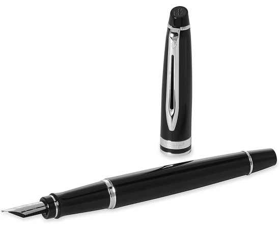 Подарочный набор Waterman Expert с перьевой ручкой и чехлом Black CT перо M, изображение 2