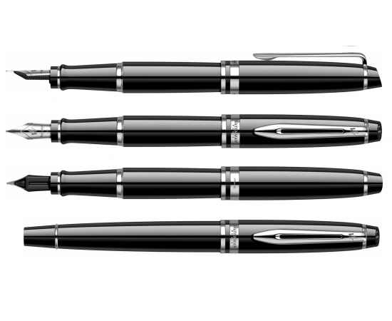 Подарочный набор Waterman Expert с перьевой ручкой и чехлом Black CT перо M, изображение 8