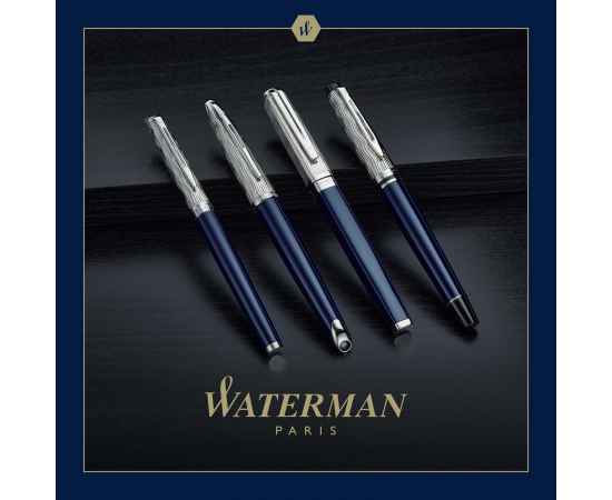 Шариковая ручка Waterman Carene22 SE deluxe Blue CT, стержень: M, цвет: Blue, в подарочной упаковке, изображение 10