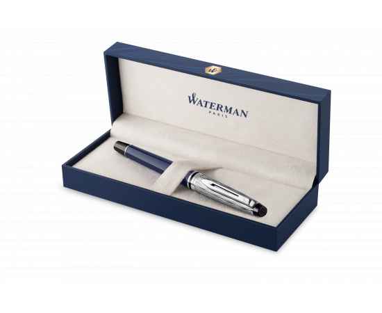 Перьевая ручка Waterman Expert22 SE deluxe Blue CT, перо: F, цвет: Blue, в подарочной упаковке, изображение 2