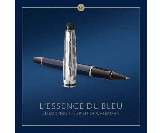 Ручка-роллер Waterman Expert22 SE deluxe Blue CT, цвет: Black, в подарочной упаковке, изображение 7