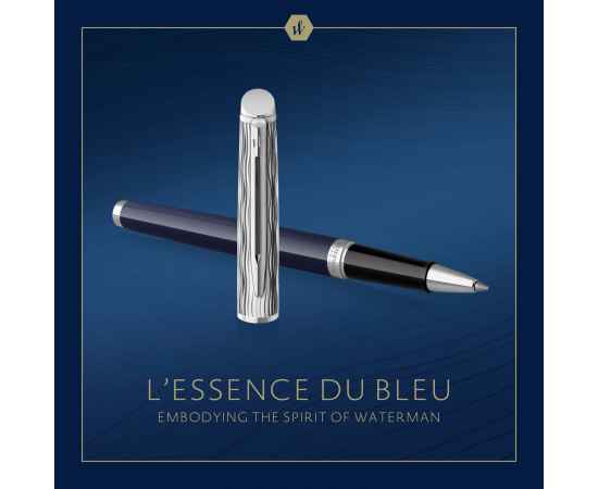 Ручка-роллер Waterman Waterman Hemisphere22 SE Deluxe Blue CT, стержень: F, цвет: Black, в подарочной упаковке, изображение 8