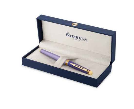 Ручка роллер Waterman Hemisphere Colour Blocking Purple GT, стержень: F, цвет: Black, в подарочной упаковке, изображение 2