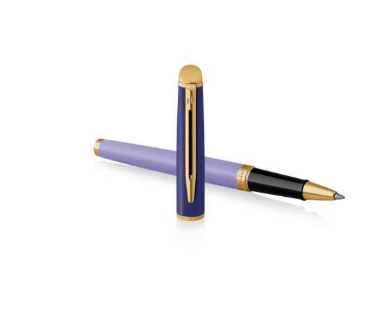 Ручка роллер Waterman Hemisphere Colour Blocking Purple GT, стержень: F, цвет: Black, в подарочной упаковке, изображение 4