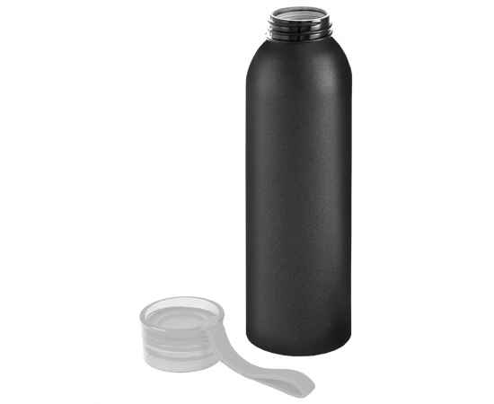 Бутылка для воды VIKING BLACK 650мл. Черная с белой крышкой 6142.07, изображение 2
