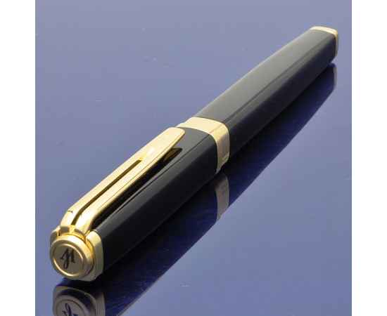 Перьевая ручка Waterman Exception, цвет: Slim Black GT, перо: F/M, изображение 7