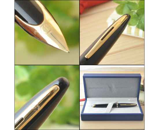 Перьевая ручка Waterman Carene, цвет: Black GT, перо: F, изображение 9
