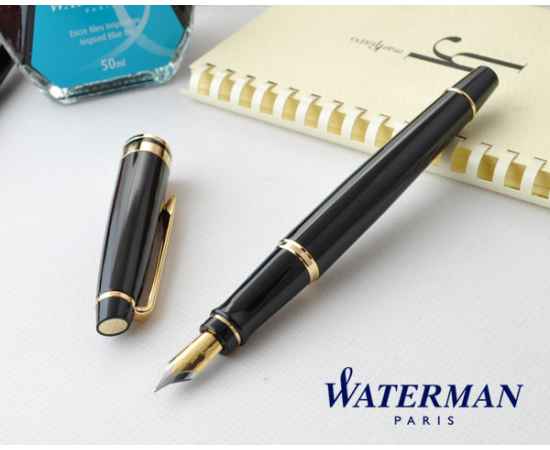 Перьевая ручка Waterman Expert 3, цвет: Black Laque GT, перо: F, изображение 6
