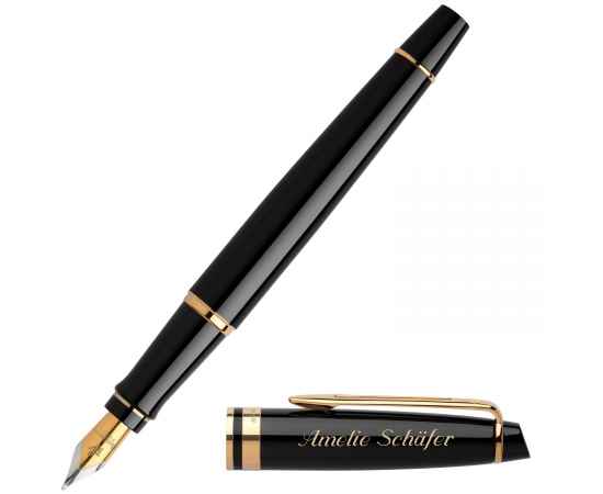 Перьевая ручка Waterman Expert 3, цвет: Black Laque GT, перо: F, изображение 14