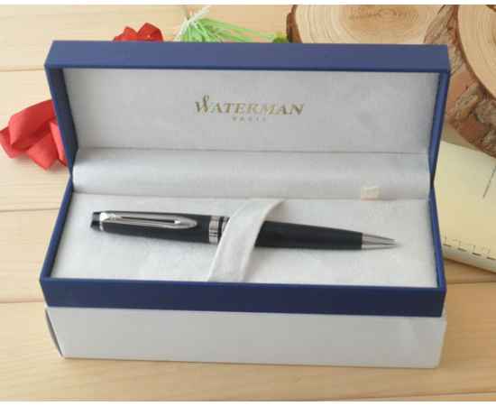 Шариковая ручка Waterman Expert 3, цвет: MattBlack CT, стержень: Mblue, изображение 8