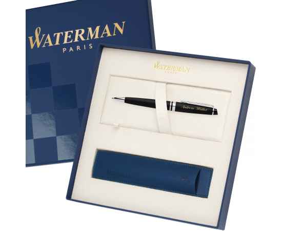 Шариковая ручка Waterman Expert 3, цвет: MattBlack CT, стержень: Mblue, изображение 12