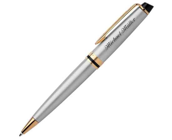 Шариковая ручка Waterman Expert 3, цвет: Stainless Steel GT, стержень: Mblue, изображение 3