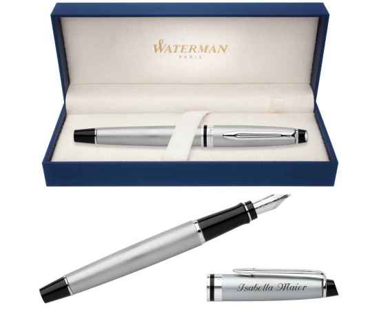 Перьевая ручка Waterman Expert 3, цвет: Stainless Steel CT, перо: F, изображение 8