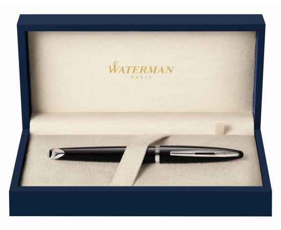 Перьевая ручка Waterman Carene, цвет: Black ST, перо: F или М чернила: blue, изображение 3