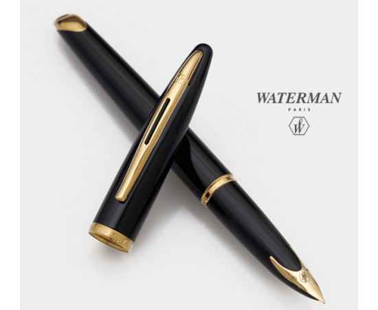 Перьевая ручка Waterman Carene, цвет: Black GT, перо: F, изображение 4