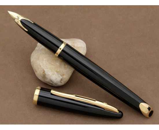 Перьевая ручка Waterman Carene, цвет: Black GT, перо: F, изображение 6