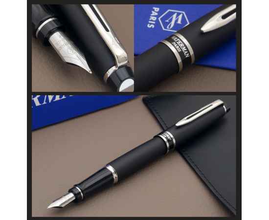 Перьевая ручка Waterman Expert 3, цвет: Matte Black CT, перо: F, изображение 4