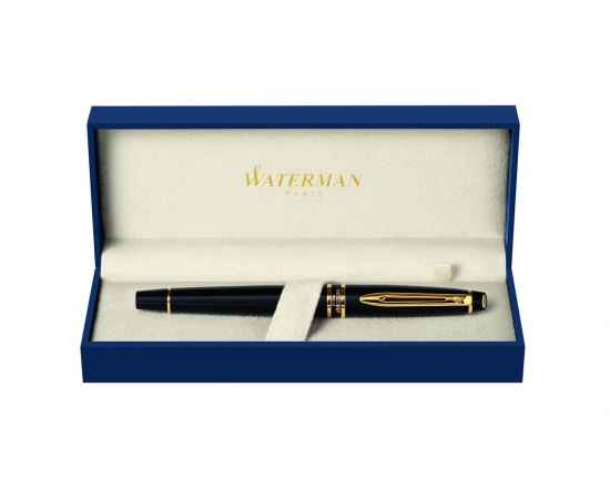 Ручка-роллер Waterman Expert 3, цвет: Black Laque GT, стержень: Fblk, изображение 5