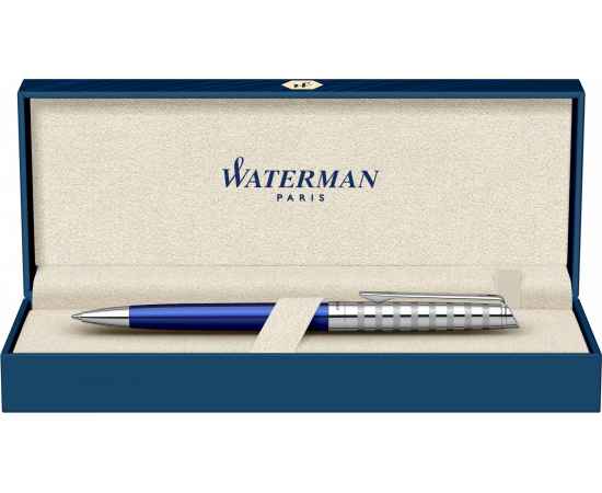 Шариковая ручка Waterman Hemisphere French riviera Deluxe BLU LOUNGE в подарочной коробке, изображение 2