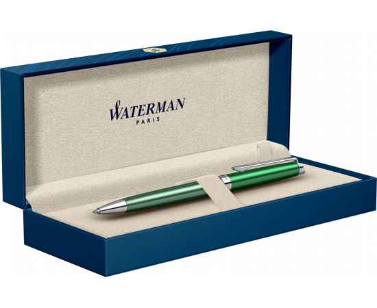 Шариковая ручка Waterman Hemisphere French riviera CHATEAU VERT в подарочной коробке, изображение 4