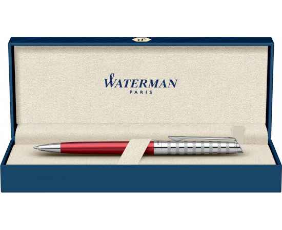 Шариковая ручка Waterman Hemisphere French riviera Deluxe RED CLUB в подарочной коробке, изображение 2