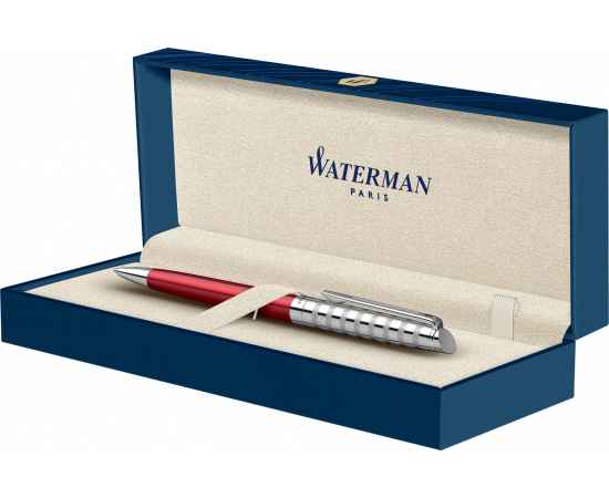 Шариковая ручка Waterman Hemisphere French riviera Deluxe RED CLUB в подарочной коробке, изображение 5