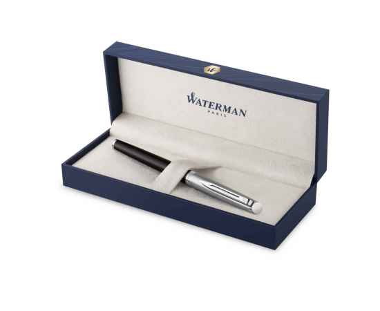Ручка-роллер Waterman Hemisphere Entry Point Stainless Steel with Black Lacquer в подарочной упаковке, изображение 2