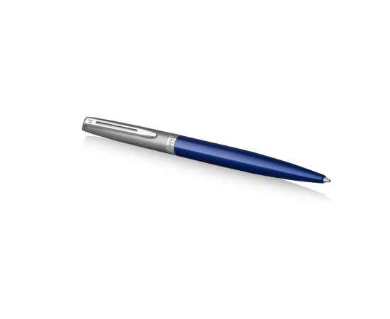 Шариковая ручка Waterman Hemisphere Entry Point Stainless Steel with Blue Lacquer в подарочной упаковке, изображение 3
