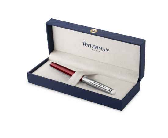 Перьевая ручка Waterman Hemisphere Entry Point Stainless Steel with Red Lacquer в подарочной упаковке, изображение 2